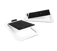 esktop Lot de 2 supports inclinés pour enceintes Edifier MR4 et PreSonus Eris E3.5 Blanc