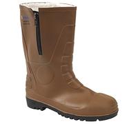 Eskubi-9287-Jeu D'imitation-Paire de Chaussure Marron Ingénieur 1/2 Roseaux Doublure Intérieure Fermeture Zip N ° C/42