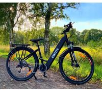 ESKUTE E-Bike 20AH Polluno Plus 26 Zoll E-Hollandrad 720Wh Batterie Samsung et moteur Bafang, cadre bas Ebikes jusqu'à 120km Longue autonomie