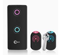 Esky Localisateur de Clés, Localisateur d'Objets 80 DB Perdus sans Fil Key Finder avec 2 Récepteurs RF, Télécommande sans Fil Localisateur de clés RF pour clés Portefeuille Téléphone Bagages