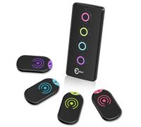 Esky Localisateur de Clés, Localisateur d'Objets 80 DB Perdus sans Fil Key Finder avec 4 Récepteurs RF, Télécommande sans Fil Localisateur de clés RF pour clés Portefeuille Téléphone Bagages
