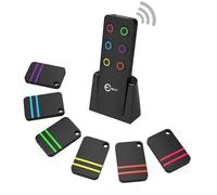 Esky Localisateur de Clés, Localisateur d'Objets 80 DB Perdus sans Fil Key Finder avec 6 Récepteurs RF, Télécommande sans Fil Localisateur de clés RF pour clés Portefeuille Téléphone Bagages
