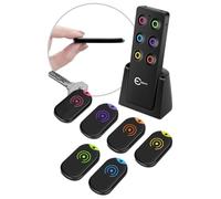 Esky Localisateur de Clés, Localisateur d'Objets 80 DB Perdus sans Fil Key Finder avec 6 Récepteurs RF, Télécommande sans Fil Localisateur de clés RF pour clés Portefeuille Téléphone Bagages