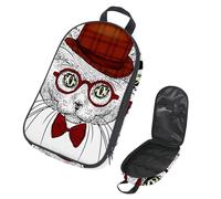 Eslifey Cane Corso Italiano Sac de rangement portable pour ustensiles de cuisine de camping et de voyage Motif chien Noir, Multicolore 13., 14.7x8.74x2.17in/36x22.2x25.5cm, Organiseur de sac