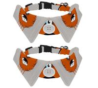 Eslifey Collier pour chien avec nœud papillon - Collier de smoking formel réglable avec collier de chemise amovible - Collier pour chat et petit animal de compagnie - Robot de dessin animé amusant -