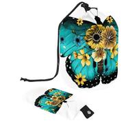 Eslifey Grande trousse de maquillage avec cordon de serrage - Motif manette de jeu colorée - Sac de voyage portable, multicolore 2, 9.9x6.9in/25.2x17.6cm