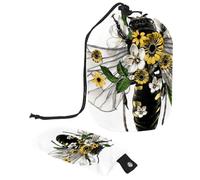 Eslifey Grande trousse de maquillage avec cordon de serrage - Motif manette de jeu colorée - Sac de voyage portable, Multicolore 10., 9.9x6.9in/25.2x17.6cm