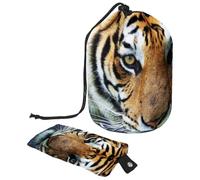 Eslifey Grande trousse de maquillage avec cordon de serrage, motif soleil et lune, Tai Chi, sac de voyage portable pour maquillage, multicolore 2, 9.9x6.9in/25.2x17.6cm