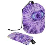 Eslifey Grande trousse de maquillage avec cordon de serrage, symbole de Tai Ji, Tai Chi, sac de voyage pour cosmétiques, Multicolore 9., 9.9x6.9in/25.2x17.6cm