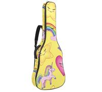 Eslifey Housse de guitare acoustique romantique Little Bear avec bandoulière réglable 101,6 cm, 104,1 cm, 106,7 cm, Multicolore 6., 42.9x16.9x4.7 in, Organiseur de sac