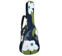 Eslifey Housse de guitare acoustique vintage avec bandoulière réglable Motif tête de mort papillon 101,6 cm 101,6 cm, Multicolore 7., 42.9x16.9x4.7 in, Organiseur de sac