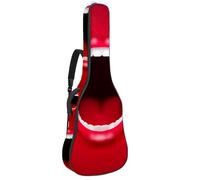 Eslifey Housse de transport pour guitare acoustique avec bandoulière réglable Motif bouche rouge 101,6 cm 104 106,7 cm, multicolore 1, 42.9x16.9x4.7 in, Organiseur de sac