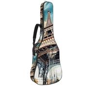 Eslifey Housse de transport pour guitare acoustique - Licorne mignonne sur arc-en-ciel - Bandoulière réglable - 101,6 cm - 104 - 106,7 cm, Multicolore 3., 42.9x16.9x4.7 in, Organiseur de sac