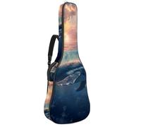 Eslifey Housse de transport pour guitare acoustique Motif baleine de mer 101,6 cm, 101,6 cm, 106,7 cm, multicolore, 42.9x16.9x4.7 in, Organiseur de sac