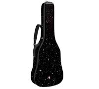 Eslifey Housse pour guitare acoustique avec bandoulière réglable Motif étoiles galaxie Noir 40 41 42 pouces, multicolore 1, 42.9x16.9x4.7 in, Organiseur de sac