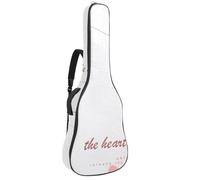 Eslifey Housse pour guitare acoustique avec bandoulière réglable Motif feuilles Bleu marine tropical 101,6 cm 101,6 cm, Multicolore 5., 42.9x16.9x4.7 in, Organiseur de sac