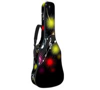 Eslifey Housse pour guitare acoustique avec bandoulière réglable Motif fleurs mandala Violet 101,6 cm 101,6 cm, Multicolore 7., 42.9x16.9x4.7 in, Organiseur de sac