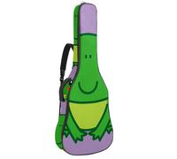 Eslifey Housse pour guitare acoustique avec bandoulière réglable Motif grenouille verte 101,6 cm 101,6 cm, multicolore 1, 42.9x16.9x4.7 in, Organiseur de sac