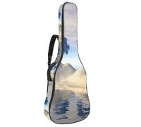 Eslifey Housse pour guitare acoustique avec bandoulière réglable Motif grenouille verte 101,6 cm 101,6 cm, Multicolore 7., 42.9x16.9x4.7 in, Organiseur de sac