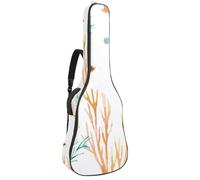 Eslifey Housse pour guitare acoustique avec bandoulière réglable Motif pastèque sur rayures bleu foncé et blanc 101,6 cm, Multicolore 6., 42.9x16.9x4.7 in, Organiseur de sac