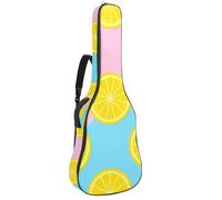 Eslifey Housse pour guitare acoustique avec motif dauphins et oiseaux - Motif cœur rose - Bandoulière réglable - 101,6 cm - 101,4 cm - 106,7 cm, Multicolore 5., 42.9x16.9x4.7 in, Organiseur de sac