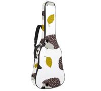 Eslifey Housse pour guitare acoustique avec motif dauphins et oiseaux - Motif cœur rose - Bandoulière réglable - 101,6 cm - 101,4 cm - 106,7 cm, Multicolore 10., 42.9x16.9x4.7 in, Organiseur de sac