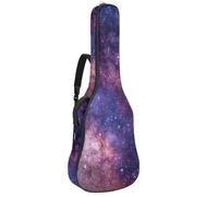 Eslifey Housse pour guitare acoustique, ciel étoilé, galaxie, nature, bandoulière réglable, housse de transport pour guitare 40 41 42 pouces, multicolore 1, 42.9x16.9x4.7 in, Organiseur de sac