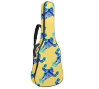 Eslifey Housse pour guitare acoustique Day of The Dead Sugar Cats Pumpkin Bandoulière réglable 101,6 cm 104 cm 106,7 cm, Multicolore 10., 42.9x16.9x4.7 in, Organiseur de sac
