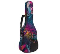 Eslifey Housse pour guitare acoustique Day of The Dead Sugar Cats Pumpkin Bandoulière réglable 101,6 cm 104 cm 106,7 cm, multicolore 2, 42.9x16.9x4.7 in, Organiseur de sac