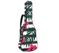 Eslifey Housse pour guitare acoustique Day of The Dead Sugar Skull Floral Bandoulière réglable 101,6 cm 104 cm 106,7 cm, multicolore 2, 42.9x16.9x4.7 in, Organiseur de sac