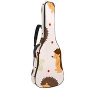 Eslifey Housse pour guitare acoustique Day of The Dead Sugar Skull Floral Bandoulière réglable 101,6 cm 104 cm 106,7 cm, Multicolore 8., 42.9x16.9x4.7 in, Organiseur de sac