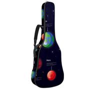 Eslifey Housse pour guitare acoustique de style japonais avec bandoulière réglable Motif poisson 101,6 cm 101,6 cm, Multicolore 10., 42.9x16.9x4.7 in, Organiseur de sac
