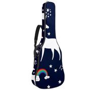 Eslifey Housse pour guitare acoustique de style japonais avec bandoulière réglable Motif poisson 101,6 cm 101,6 cm, Multicolore 9., 42.9x16.9x4.7 in, Organiseur de sac