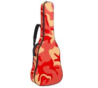 Eslifey Housse pour guitare acoustique Fuji Montagne Japon Paysage bandoulière réglable 101,6 cm 104 cm 106,7 cm, Multicolore 7., 42.9x16.9x4.7 in, Organiseur de sac