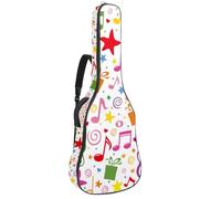 Eslifey Housse pour guitare acoustique Fuji Montagne Japon Paysage bandoulière réglable 101,6 cm 104 cm 106,7 cm, Multicolore 9., 42.9x16.9x4.7 in, Organiseur de sac