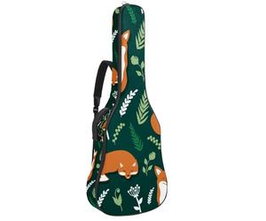 Eslifey Housse pour guitare acoustique Fuji Montagne Japon Paysage bandoulière réglable 101,6 cm 104 cm 106,7 cm, Multicolore 4., 42.9x16.9x4.7 in, Organiseur de sac