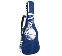 Eslifey Housse pour guitare acoustique Koi Fish and Cherry avec bandoulière réglable 101,6 cm, 104,1 cm, 106,7 cm, Multicolore 9., 42.9x16.9x4.7 in, Organiseur de sac
