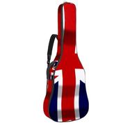 Eslifey Housse pour guitare acoustique London UK Bus rouge et Big Ben avec bandoulière réglable 101,6 cm, 104,1 cm, 106,7 cm, Multicolore 7., 42.9x16.9x4.7 in, Organiseur de sac