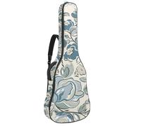 Eslifey Housse pour guitare acoustique London UK Bus rouge et Big Ben avec bandoulière réglable 101,6 cm, 104,1 cm, 106,7 cm, Multicolore 8., 42.9x16.9x4.7 in, Organiseur de sac