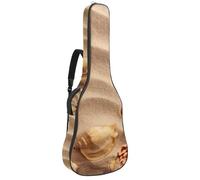 Eslifey Housse pour guitare acoustique London UK Bus rouge et Big Ben avec bandoulière réglable 101,6 cm, 104,1 cm, 106,7 cm, Multicolore 9., 42.9x16.9x4.7 in, Organiseur de sac
