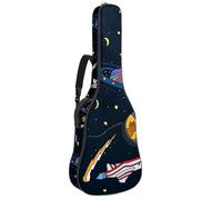 Eslifey Housse pour guitare acoustique Mexico Day of The Dead Sugar Skull Cactus Bandoulière réglable 101,6 cm 104 cm 106,7 cm, Multicolore 5., 42.9x16.9x4.7 in, Organiseur de sac