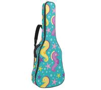 Eslifey Housse pour guitare acoustique Mexico Day of The Dead Sugar Skull Cactus Bandoulière réglable 101,6 cm 104 cm 106,7 cm, Multicolore 4., 42.9x16.9x4.7 in, Organiseur de sac