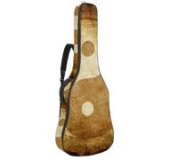 Eslifey Housse pour guitare acoustique - Motif étoile et lune - Silhouette ballerine - Bandoulière réglable - 101,6 cm - 101,6 cm - 106,7 cm, Multicolore 3., 42.9x16.9x4.7 in, Organiseur de sac