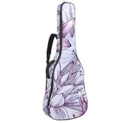 Eslifey Housse pour guitare acoustique - Motif étoile et lune - Silhouette ballerine - Bandoulière réglable - 101,6 cm - 101,6 cm - 106,7 cm, Multicolore 8., 42.9x16.9x4.7 in, Organiseur de sac