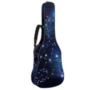 Eslifey Housse pour guitare acoustique - Motif fleur papillon libellule - Bandoulière réglable - 101,6 cm - 101,6 cm - 106,7 cm, Couleur 3, 42.9x16.9x4.7 in