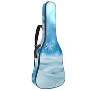 Eslifey Housse pour guitare acoustique - Motif hippocampe jaune - Motif corail rouge - Bandoulière réglable - 101,6 cm - 101,6 cm - 106,7 cm, Multicolore 10., 42.9x16.9x4.7 in, Organiseur de sac