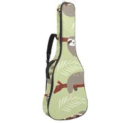 Eslifey Housse pour guitare acoustique, motif insectes d'été, papillon, bandoulière réglable, 101,6 cm, 104,1 cm, 106,7 cm, Multicolore 8., 42.9x16.9x4.7 in, Organiseur de sac