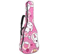 Eslifey Housse pour guitare acoustique - Motif tête de lion marron - Sangle d'épaule réglable - 101,6 cm - 101,6 cm - 106,7 cm, Multicolore 3., 42.9x16.9x4.7 in, Organiseur de sac