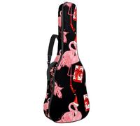 Eslifey Housse pour guitare acoustique - Nouvel An chinois - Fuwa Fish Lotus - Bandoulière réglable - 101,6 cm - 101,6 cm - 106,7 cm, Multicolore 9., 42.9x16.9x4.7 in, Organiseur de sac
