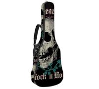 Eslifey Housse pour guitare acoustique peinte à la main Motif champignons sauvages Sangle d'épaule réglable 101,6 cm 104 cm 106,7 cm, Multicolore 4., 42.9x16.9x4.7 in, Organiseur de sac